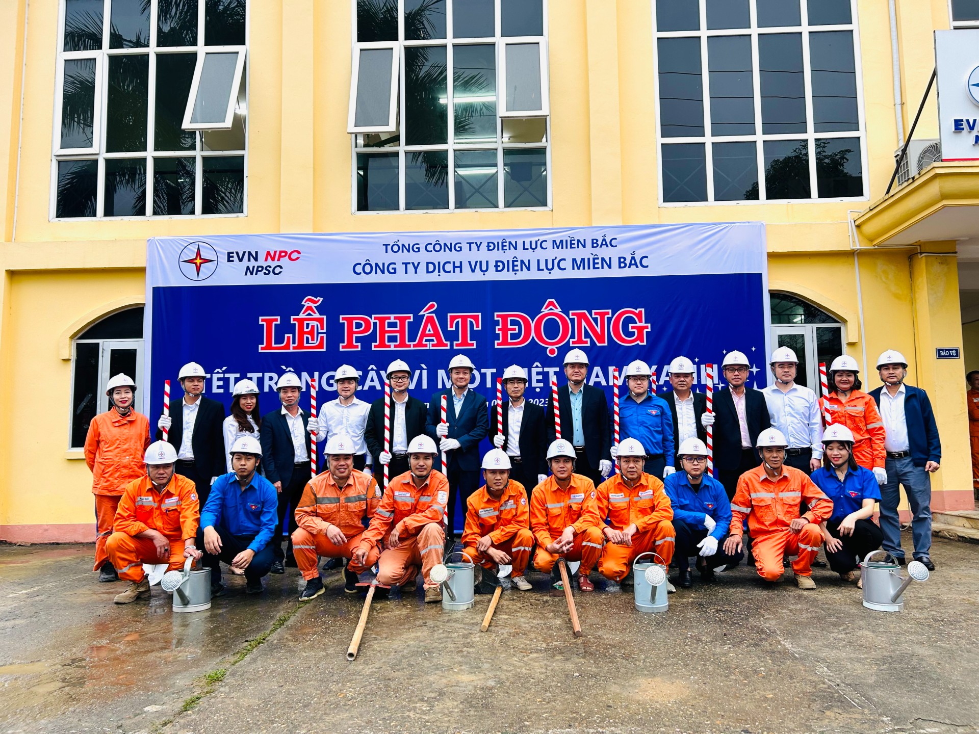 Công ty Dịch vụ Điện lực miền Bắc (NPSC) phát động Tết trồng cây năm 2023 với thông điệp “Vì một Việt Nam xanh”